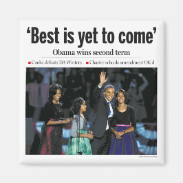 "Het beste moet nog komen" Obama Magnet
