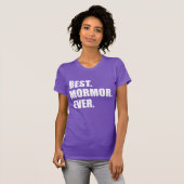 Het beste. Mormor. Ooit. (OP DARK) T-shirt (Voorkant volledig)
