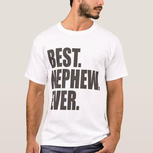 Het beste. Nephew. Ooit. T-shirt (Voorkant)