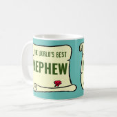 Het beste Nephew ter wereld. Koffiemok (Voorkant links)