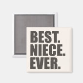 Het beste. Nichtje. Ooit. Magneet (Voorkant / Achterkant)