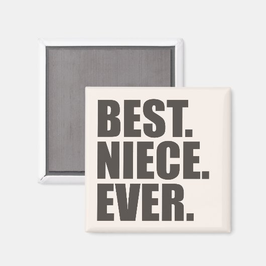Het beste. Nichtje. Ooit. Magneet (Voorkant / Achterkant)