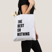 Het beste of niets tote bag (Dichtbij)