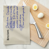 Het beste olijfkapje theedoek (Quarter Fold)