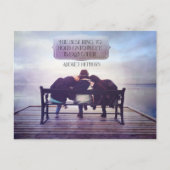 Het beste om vast te houden in het leven briefkaart (Voorkant)