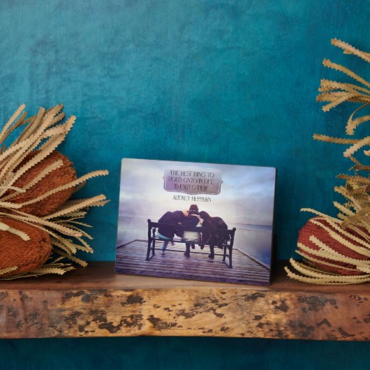 Het beste om vast te houden in het leven fotoplaat (Zijkant)