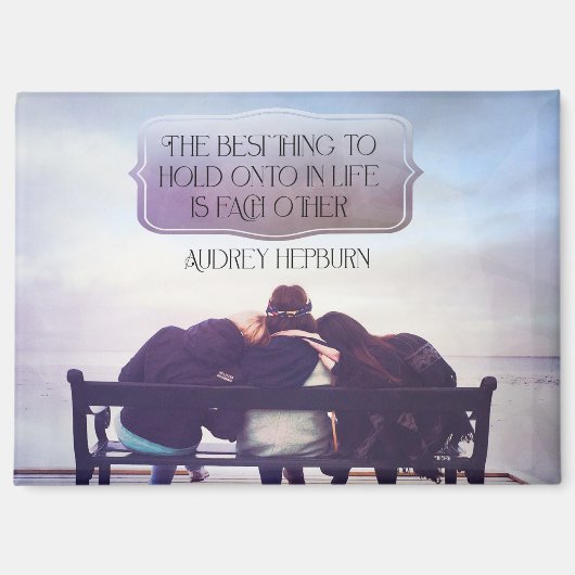 Het beste om vast te houden in het leven magneet (Voorkant)