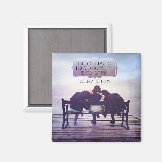 Het beste om vast te houden in het leven magneet (Voorkant / Achterkant)