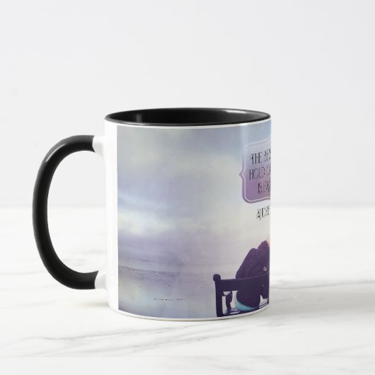 Het beste om vast te houden in het leven mok (Links)