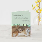 Het beste om vast te houden is elkaar kaart (Gele Bloem)