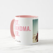 Het beste. Oma. Ooit. Moederdag Foto Mok (Voorkant links)