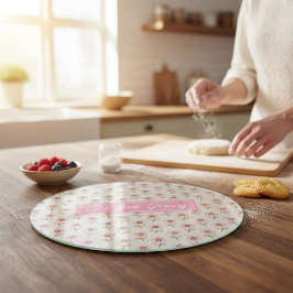 Het Beste Oma Roze Bloemstuk Persoonlijke Glas Snijplank