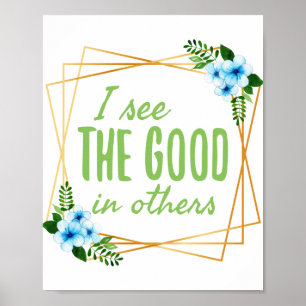 Het beste ontwerp voor mensen in de natura die het poster