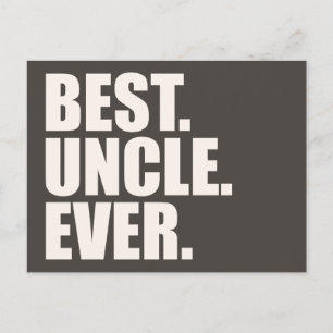 Het beste. Oom. Ooit. Briefkaart