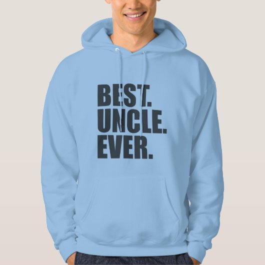 Het beste. Oom. Ooit. Hoodie (Voorkant)