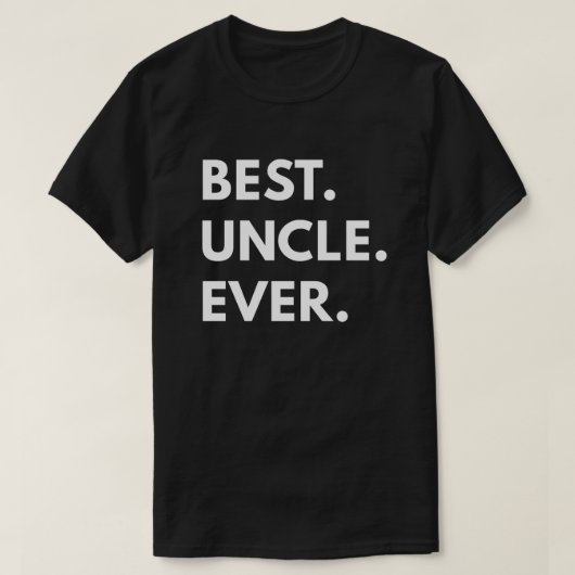 Het beste. Oom. Ooit. T-shirt (Design voorkant)