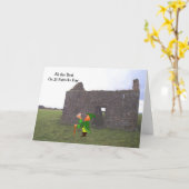 Het beste op de St Patricks Dag Kaart (Gele Bloem)