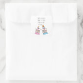 Het beste op internet | Onlinedatering Vierkante Sticker (Tas)