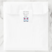 Het beste op internet | Onlinedatering Vierkante Sticker (Tas)