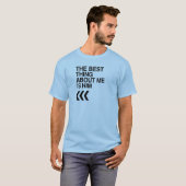 HET BESTE OVER MIJ IS HEM RECHTS -.png T-shirt (Voorkant volledig)