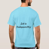 Het beste panda dat ik ooit gemaakt heb t-shirt (Achterkant)
