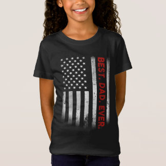 Het beste. Papa. Ooit. American Flag Vaderdag Cade T-shirt