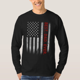 Het beste. Papa. Ooit. American Flag Vaderdag Cade T-shirt