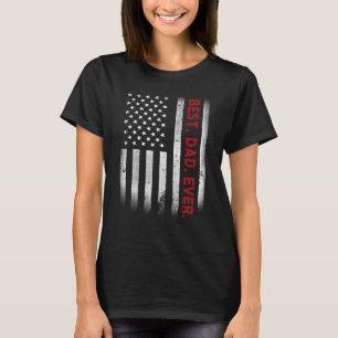 Het beste. Papa. Ooit. American Flag Vaderdag Cade T-shirt