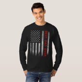 Het beste. Papa. Ooit. American Flag Vaderdag Cade T-shirt (Voorkant volledig)