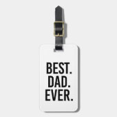 Het beste. Papa. Ooit. Bagagelabel (Voorkant verticaal)