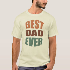 Het beste papa ooit beste papa cadeau voor vaderda t-shirt