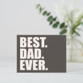 Het beste. Papa. Ooit. Briefkaart (Staand voorkant)