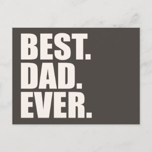 Het beste. Papa. Ooit. Briefkaart
