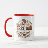 Het Beste Papa Ooit Sinds 1985 Accent Koffiemok Mok (Links)