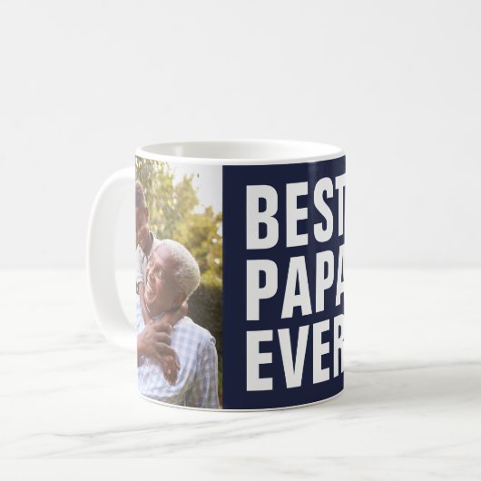 Het beste. Papa. Ooit. Vaderdag 2 Mok fotokoffie (Voorkant links)
