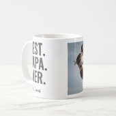 Het beste. Papa. Ooit. Vaderdag Foto Koffiemok (Voorkant links)
