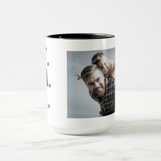 Het beste. Papa. Ooit. Vaderdag Foto Mok (Midden)