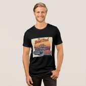 Het beste papa-restaurant Tri-Blend shirt (Voorkant volledig)