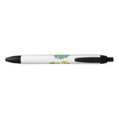 Het beste pop stripboek ooit zwarte inkt pen (Achterkant)