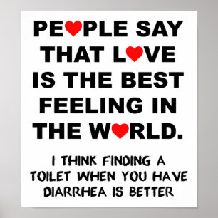 Het beste Poster van de Funny van het Aanvoelen