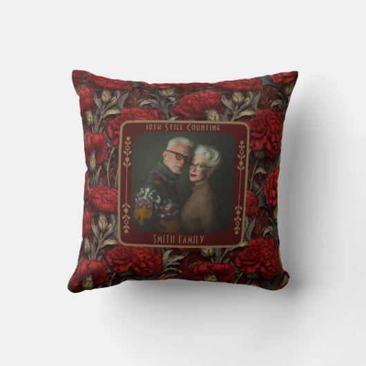 Het beste Sierkussen voor het huwelijk voor echtpa (Achterkant)