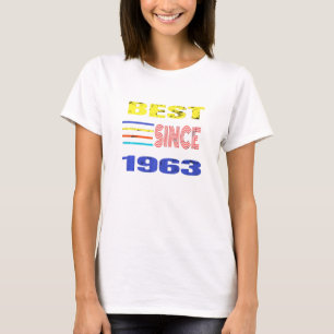 Het beste sinds 1963 is het mijn geboortedag prach t-shirt