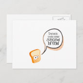 Het beste sinds gespleten brood briefkaart (Voorkant / Achterkant)