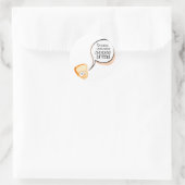 Het beste sinds gespleten brood ronde sticker (Tas)