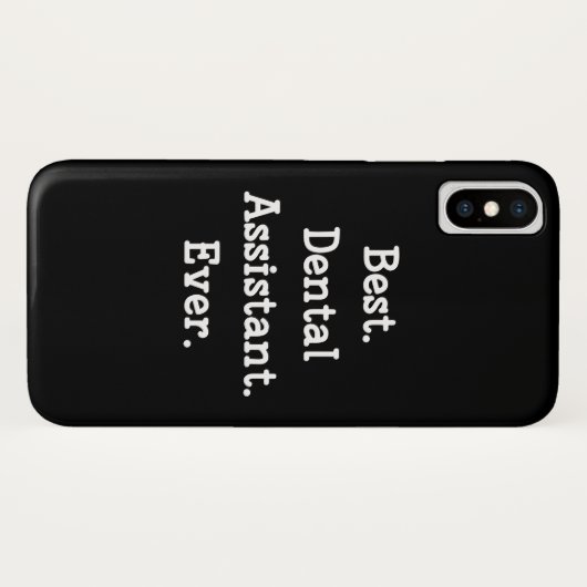 Het beste. Tandassistent. Ooit. Case-Mate iPhone Case (Achterkant (horizontaal))