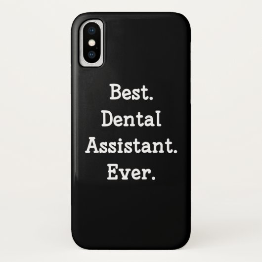 Het beste. Tandassistent. Ooit. Case-Mate iPhone Case (Achterkant)