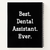 Het beste. Tandassistent. Ooit. Notitieboek (Achterkant)