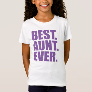 Het beste. Tante. Ooit. (Paars) T-shirt