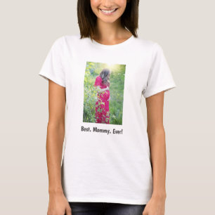 Het beste. Toekomstige mama. Ooit! Familiefoto T-S T-shirt