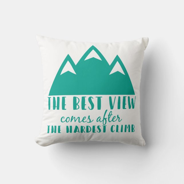 Het beste Uitzicht komt daarna, de moeilijkste kli Kussen (Voorkant)